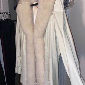 Preston of York leather/fur jacket